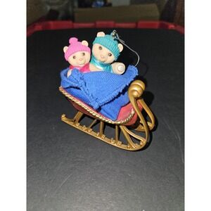 1994 Hallmark Keepsake Our First Christmas Together Handcrafted And Brass